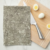 Le Puy Handtuch (Viertel Falte)