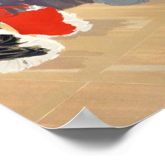 Le Quadrille au Moulin-Rouge | Louis Abel-Truchet Poster (Ecke)