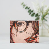 Le Regard Postkarte (Stehend Vorderseite)