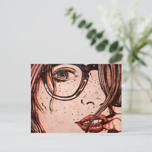 Le Regard Postkarte (Stehend Vorderseite)