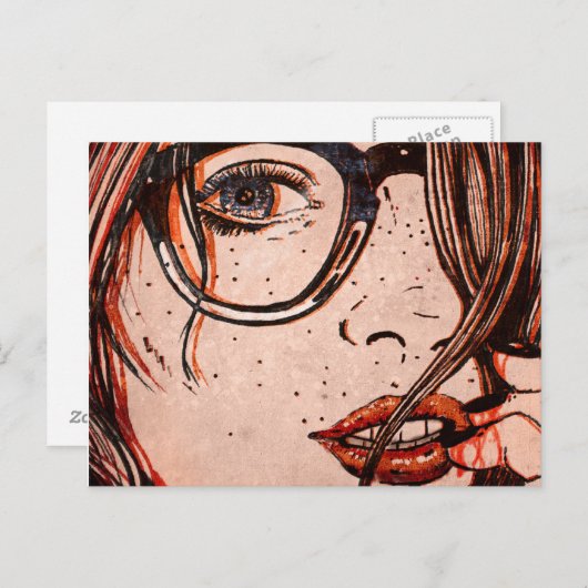 Le Regard Postkarte (Vorne/Hinten)