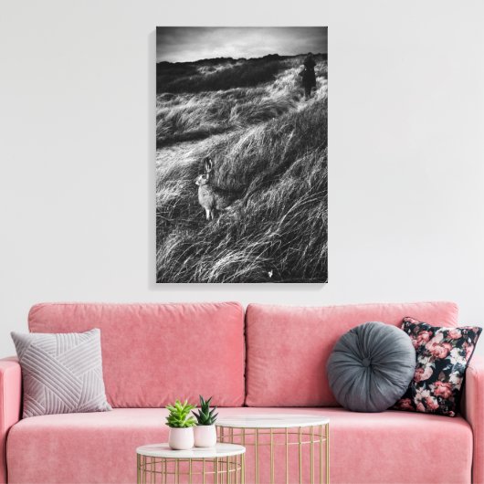 Le Rendez-vous d'Alice Wonderland Foto für schöne Leinwanddruck (Insitu (Wohnzimmer))