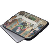 Le Restaurant, Kneipe. durch Rodwell und Martin Laptopschutzhülle (Vorne Knopf)