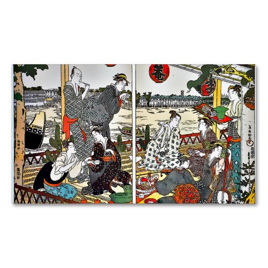 Le Restaurant Shikian, version Comics Magnetische Visitenkarte (Vorderseite)