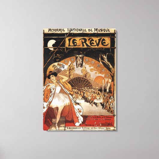 Le Reve Ballet Performance Opera House Leinwanddruck (Vorderseite)