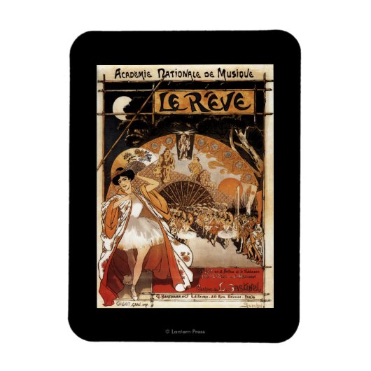 Le Reve Ballet Performance Opera House Magnet (Vertikal)