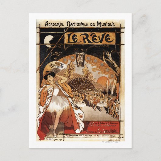 Le Reve Ballettaufführung Opernhaus Postkarte (Vorderseite)