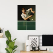 LE REVERS RAPIDE (Die schnelle Rückhand) Poster (Heimbüro)