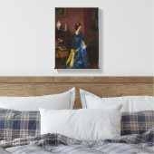 Le Robe Bleu von August Toulmouche Leinwanddruck (Insitu (Schlafzimmer))