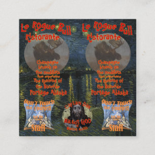 Le Rogue Bull Ristorante Portage Alaska AK Begleitkarte