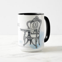 Le Roi Chille Au Café Französischer König Kaffee