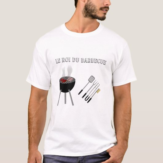 Le roi du barbecue personnalisable T-Shirt (Vorderseite)
