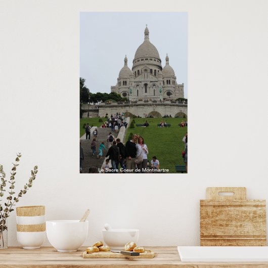 Le Sacre Coeur Poster (Küche)