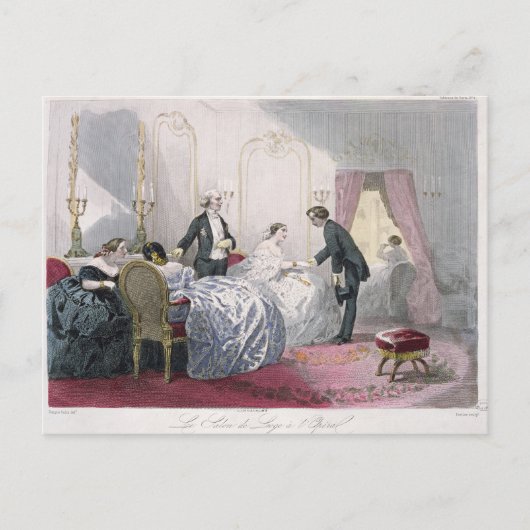 Le Salon de loge a l'Opera Postkarte (Vorderseite)