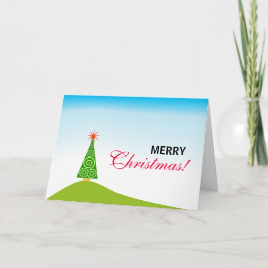 Le Sapin Feiertagskarte (Vorderseite)