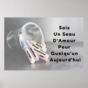 "Le Seau" Affiche Citation Positive Poster