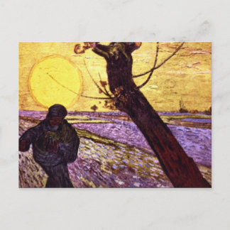 Le Semeur von Vincent van Gogh Postkarte