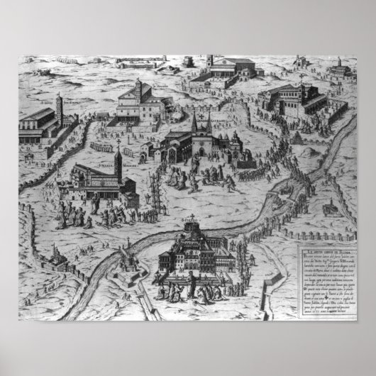 Le Sette Chiesa di Roma, 1575 Poster (Vorne)