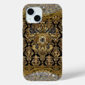 Le Shantesa Baroque Monogram Case-Mate iPhone Hülle (Rückseite)