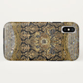 Le Shantesa Hübsch Baroque Monogram Case-Mate iPhone Hülle (Rückseite (Horizontal))