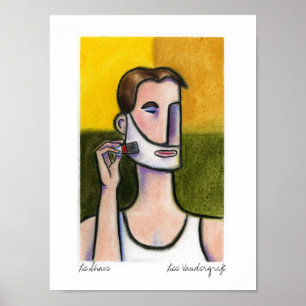 Le Shave durch Lee Vandergrift Poster