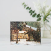Le Sidaner: Haus in Snow Postkarte (Stehend Vorderseite)