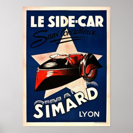 Le Side Car Poster (Vorne)