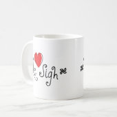 Le Sigh Kaffeetasse (Vorderseite Links)