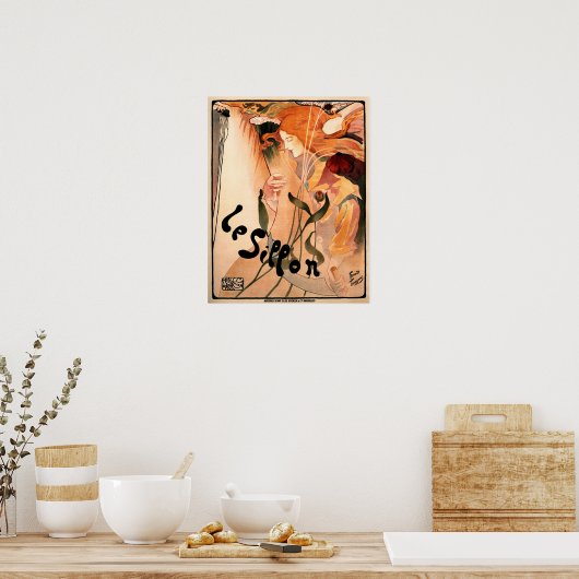 LE SILLON Libre Esthetique 1895 Fernand Toussaint Poster (Küche)