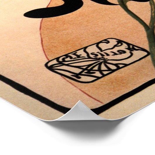 LE SILLON Libre Esthetique 1895 Fernand Toussaint Poster (Ecke)