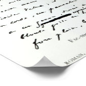 Le Soir d'un Jour de Marche' Poster (Ecke)