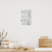 Le Soir d'un Jour de Marche' Poster (Küche)