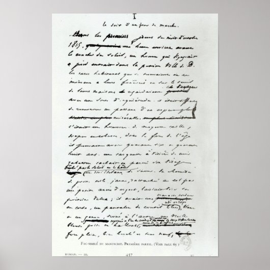 Le Soir d'un Jour de Marche' Poster (Vorne)