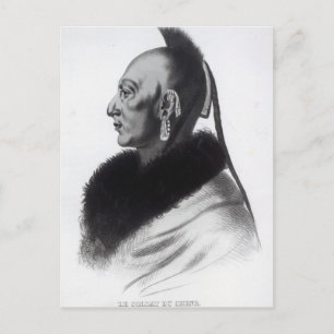 Le Soldat du Chene, ein Osage-Leiter Postkarte