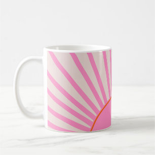 Le Soleil 01 Sonne Pink Sonnenschein Kaffeetasse