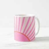 Le Soleil 01 Sun Pink Sunshine Kaffeetasse (VorderseiteRechts)