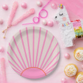 Le Soleil 01 Sun Pink Sunshine Pappteller (Party)