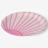 Le Soleil 01 Sun Pink Sunshine Pappteller (Schrägansicht)