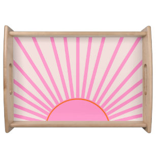 Le Soleil 01 Sun Pink Sunshine Serviertablett