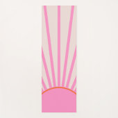 Le Soleil 01 Sun Pink Sunshine Yogamatte (Vorderseite)