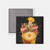 Le Soleil Magnet (Vorderseite/Rückseite)