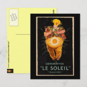 Le Soleil Postcard Postkarte (Vorne/Hinten)