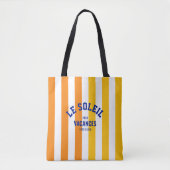 Le Soleil Vacances Côte d'Azur Cabana Streifen Tasche (Vorderseite)