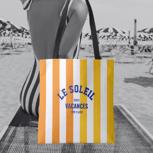 Le Soleil Vacances Côte d'Azur Cabana Streifen Tasche