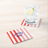 Le Soleil Vacances Französische Riviera Cabana Str Untersetzer (Vor Ort)