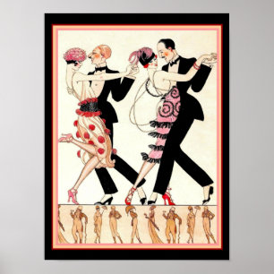 "Le Tango" Barbier Deko Print