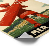 Le Touquet Paris-Plage Poster (Ecke)