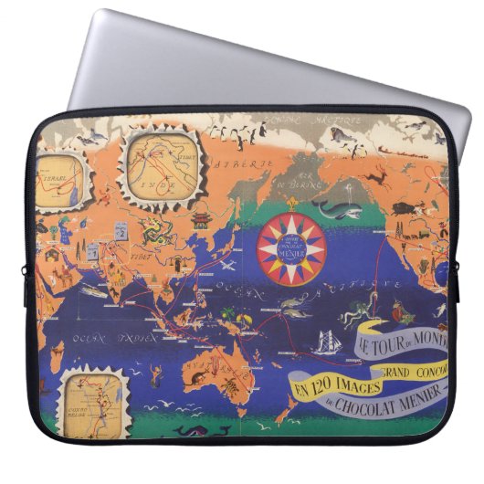 Le Tour du Monde Laptopschutzhülle (Vorderseite)