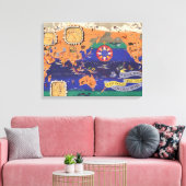Le Tour du Monde Leinwanddruck (Insitu (Wohnzimmer))