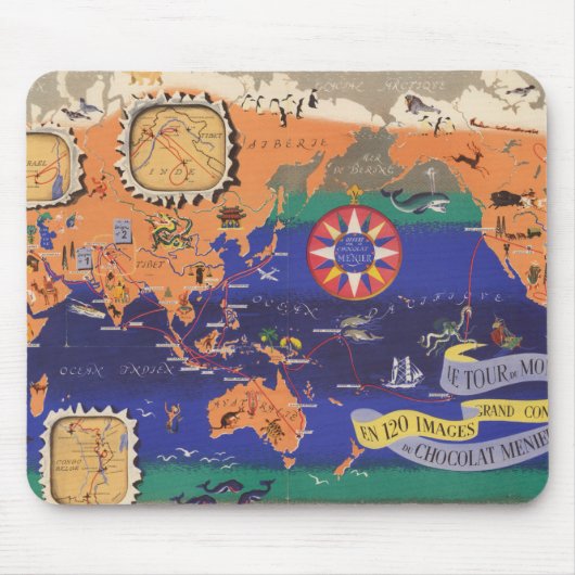 Le Tour du Monde Mousepad (Vorne)